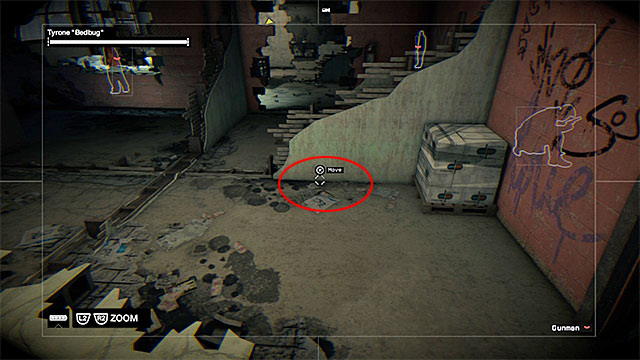 The suggested spot that you instruct Bedbug into - Mission 14 (Planting a Bug) - Main missions - Act II - Watch Dogs - Game Guide and Walkthrough