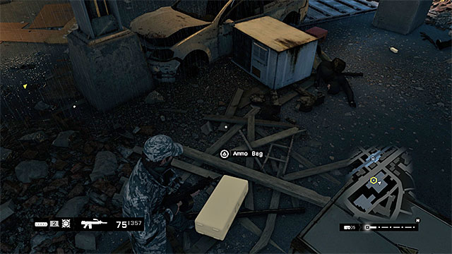 The ammo bag - Mission 15 (Way Off the Grid) - Main missions - Act II - Watch Dogs - Game Guide and Walkthrough