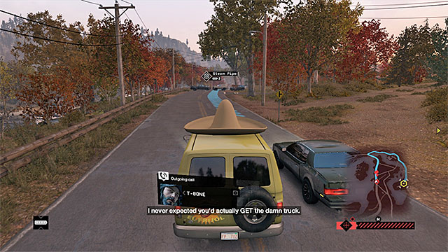 Avoid cutting through road blocks, to prevent damaging the van - Mission 1 (Hope Is a Sad Thing) - Main missions - Act III - Watch Dogs - Game Guide and Walkthrough