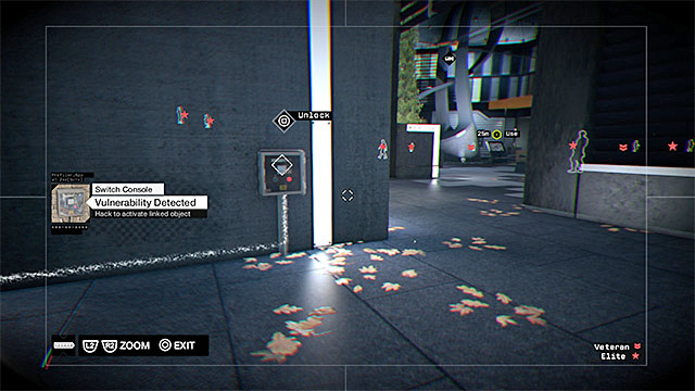 Also in this case, you need to open the gate, thanks to hacking into the nearby cameras - Mission 4 (The Future Is In Blume) - Main missions - Act III - Watch Dogs - Game Guide and Walkthrough