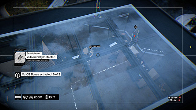 Hack into the smartphone to attract the attention of the guards - Mission 4 (The Future Is In Blume) - Main missions - Act III - Watch Dogs - Game Guide and Walkthrough