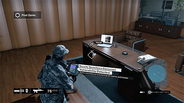 Start exploring the offices and find, among others, several computers with messages written down, as well as a new audiolog (Lucky Quinn 08) - Mission 7 (No Turning Back #1) - Main missions - Act IV - Watch Dogs - Game Guide and Walkthrough