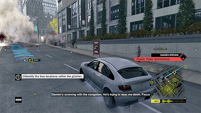 Try to avoid the police scans - Mission 1 (Sometimes You Still Lose) - Main missions - Act V - Watch Dogs - Game Guide and Walkthrough