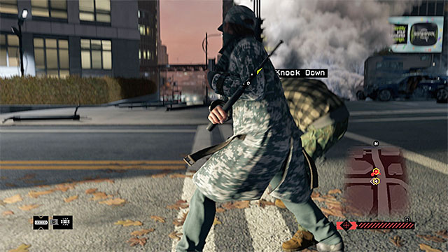 The grenade launcher is perfect for destroying the vehicles on the convoy - Description of a typical convoy attack - Criminal Convoys - Watch Dogs - Game Guide and Walkthrough
