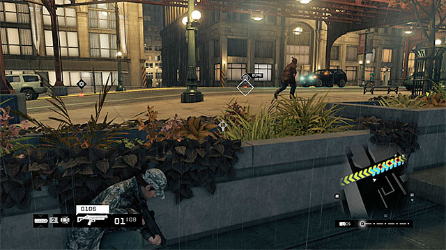It is a good idea to hide behind one of the walls located next to the road - Jobs - The Loop - Criminal Convoys - Watch Dogs - Game Guide and Walkthrough