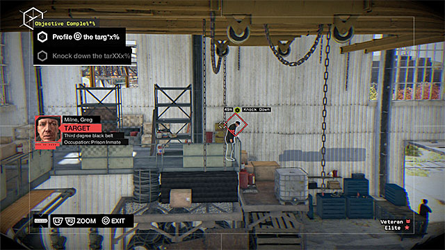 After you approach the red zone, activate the Profiler and start hacking into the nearby cameras - Hideouts - Brandon Docks - Gang Hideouts - Watch Dogs - Game Guide and Walkthrough