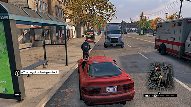 Catch up with the enemy car, stop it and deal with the driver - Contracts - Parker Square - Fixer Contracts - Watch Dogs - Game Guide and Walkthrough