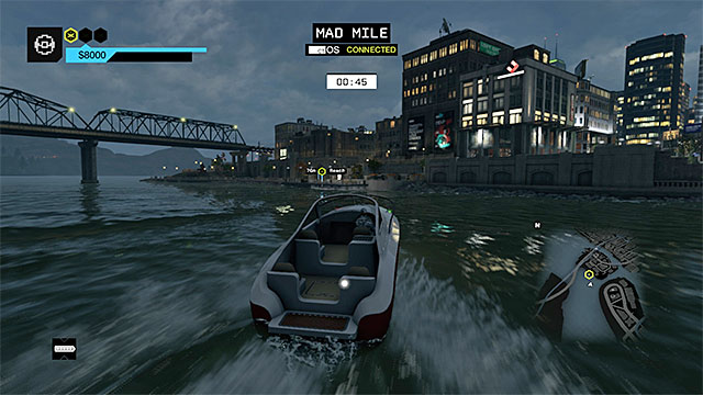 Moor the boat properly and try to leave it, without touching to the water - Contracts - The Wards - Fixer Contracts - Watch Dogs - Game Guide and Walkthrough