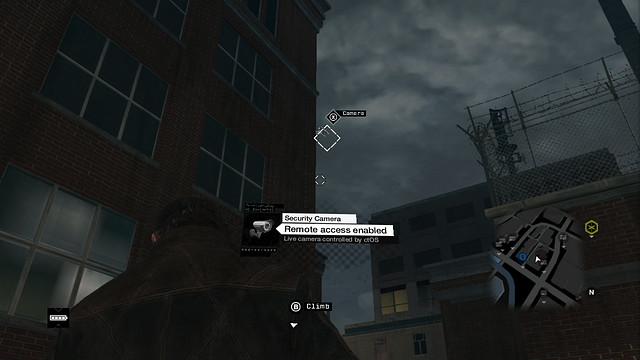 The camera on the edge of the neighboring building - ctOS Towers - Maps of Secrets - Watch Dogs - Game Guide and Walkthrough