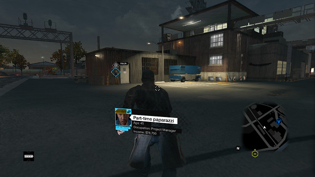 The blue elevator next to the buildings - ctOS Towers - Maps of Secrets - Watch Dogs - Game Guide and Walkthrough