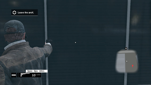 The glass pane behind the blind - #1 Mad Mile - Maps of Secrets - Watch Dogs - Game Guide and Walkthrough