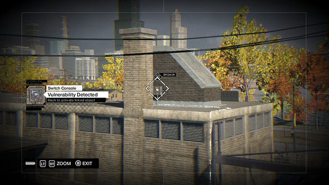 The activator at the chimney - 01-08 - Private Invasions - Watch Dogs - Game Guide and Walkthrough