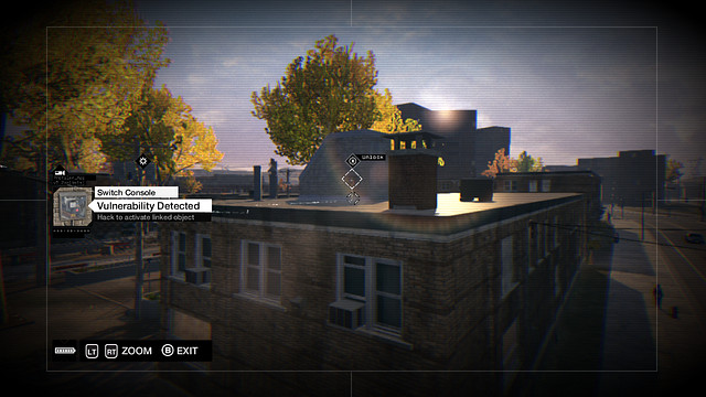 The activator on the rooftop of the neighboring building - 01-08 - Private Invasions - Watch Dogs - Game Guide and Walkthrough