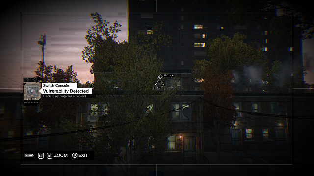 The activator non the wall of the neighboring building - 01-08 - Private Invasions - Watch Dogs - Game Guide and Walkthrough