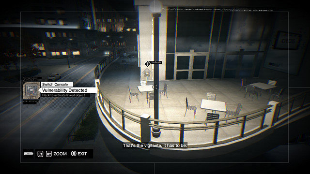 The first activator on the balcony - 09-15 - Private Invasions - Watch Dogs - Game Guide and Walkthrough