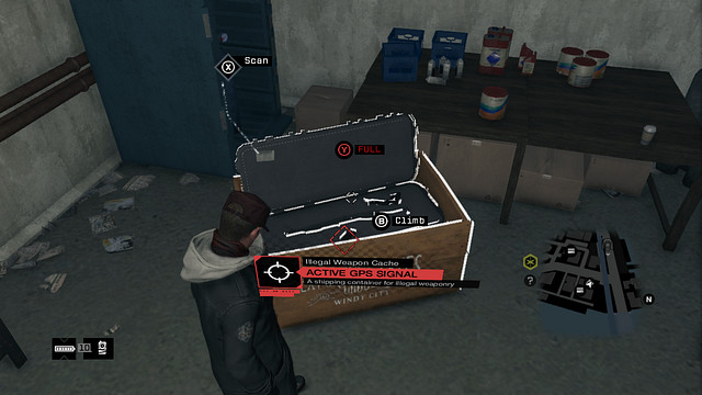 The weapon chest - Weapons Trade - Watch Dogs - Game Guide and Walkthrough
