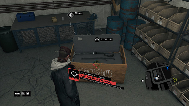 Weapon crate - Weapons Trade - Watch Dogs - Game Guide and Walkthrough