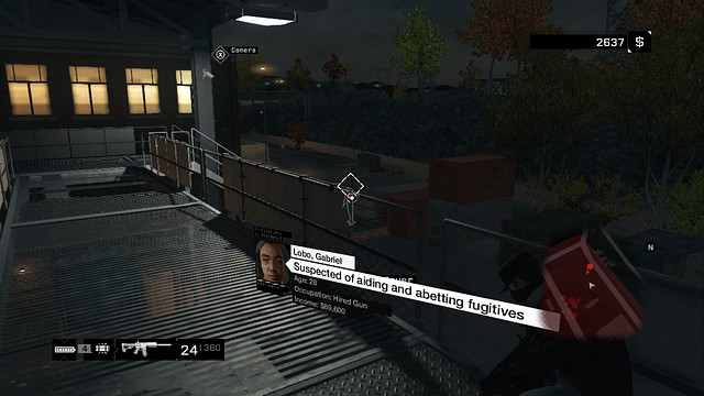 The sniper behind the building - Weapons Trade - Watch Dogs - Game Guide and Walkthrough