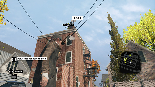 The third antenna on the roof - 01-04 - ctOS Breach - Watch Dogs - Game Guide and Walkthrough