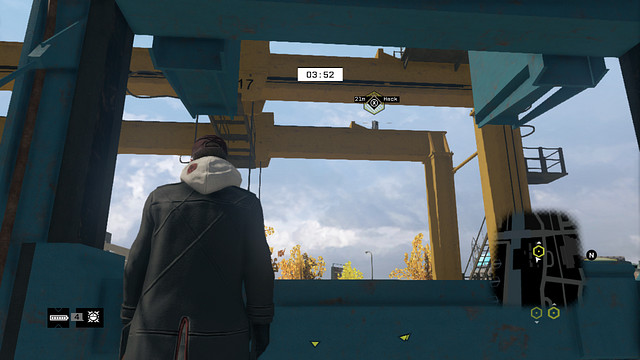 The device on the crane frame - 05-08 - ctOS Breach - Watch Dogs - Game Guide and Walkthrough