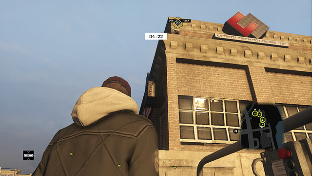 The first antenna available from the crane - 05-08 - ctOS Breach - Watch Dogs - Game Guide and Walkthrough