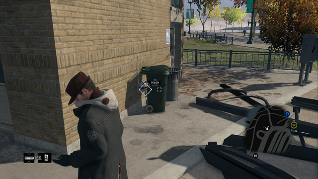 The antenna behind the trashcan - 13-16 - ctOS Breach - Watch Dogs - Game Guide and Walkthrough