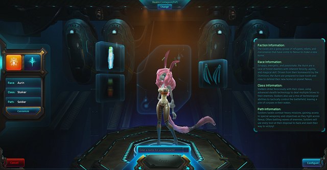 You can even create a nice lady like this one - Character creation - The Beginnings - WildStar - Game Guide and Walkthrough