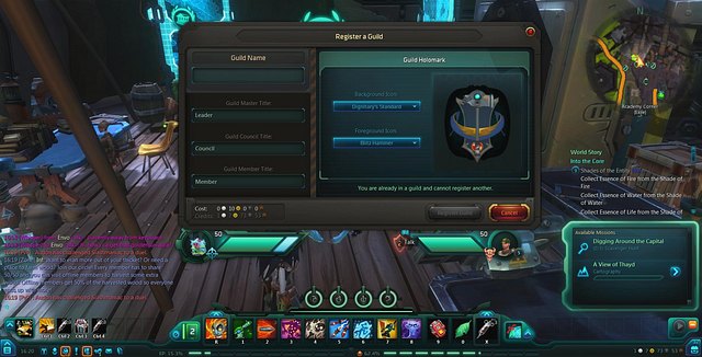 Guild creation - Guilds and friends - WildStar - Game Guide and Walkthrough
