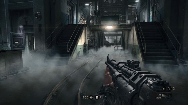 Go straight between the staircases and turn left at the end - Deathsheads Compound - Secrets - Wolfenstein: The New Order (coming soon) - Game Guide and Walkthrough