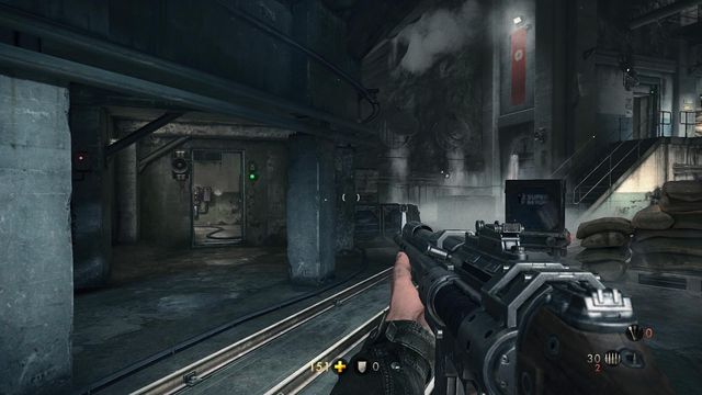 Turn left before the stairs on the hallway - Deathsheads Compound - Secrets - Wolfenstein: The New Order (coming soon) - Game Guide and Walkthrough