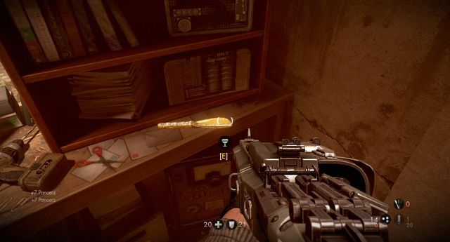 On the desk, in the room where Klaus used to sit - Under Attack - Secrets - Wolfenstein: The New Order - Game Guide and Walkthrough