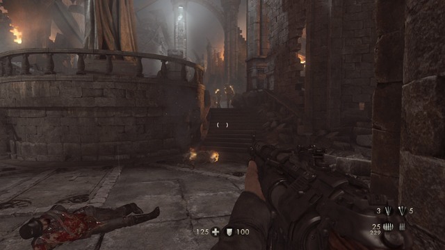 When you open the gate, be ready for an endless wave of zombies - Chapter 7 - Old Town - Walkthrough - Wolfenstein: The Old Blood - Game Guide and Walkthrough