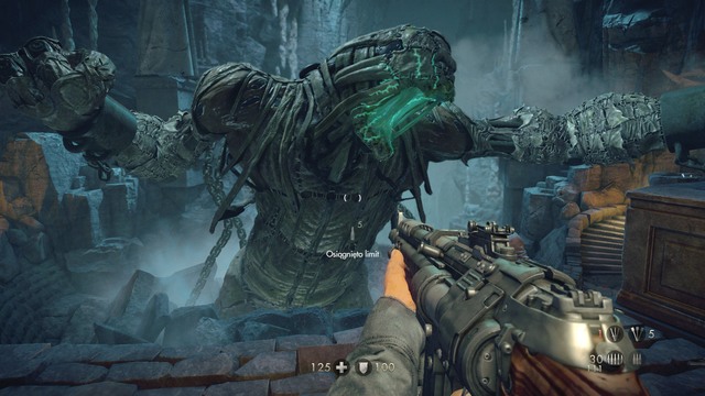 The boss has three attacks, and the fight consists of two stages - Chapter 8 - Dig Site - Walkthrough - Wolfenstein: The Old Blood - Game Guide and Walkthrough