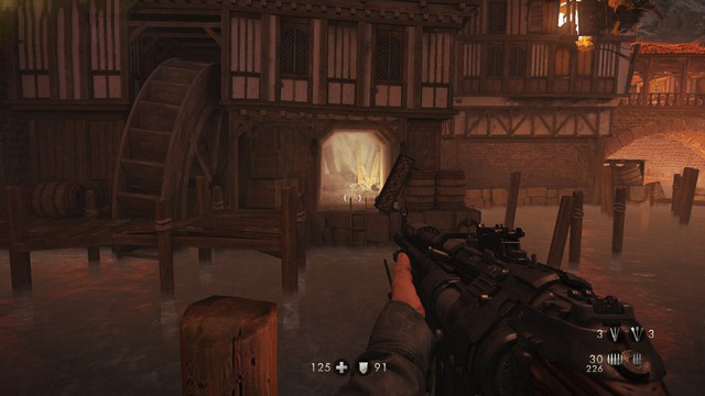 Picture #1 - Chapter 6 - Ruins - Secrets - Wolfenstein: The Old Blood - Game Guide and Walkthrough