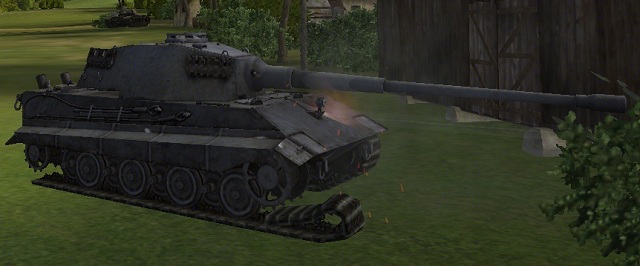 Ricochet on E-75 armor. This tank is placed at an angle and almost impossible to be penetrated. - Armor penetration - Game mechanics - World of Tanks - Game Guide and Walkthrough