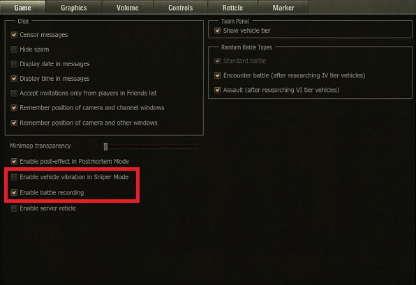 Another very useful change in the interface, is correct setting of markers - Interface settings - Advanced tips - World of Tanks - Game Guide and Walkthrough