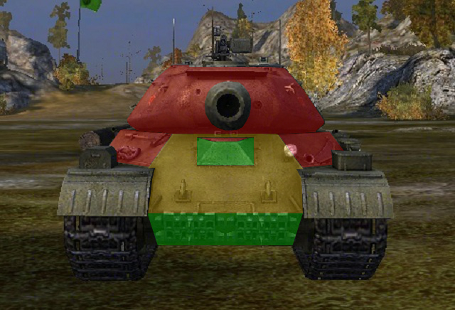 The general armoring pattern for the IS-4 is the same as for the ST-I - IS-4 - Soviet heavy tanks - World of Tanks - Game Guide and Walkthrough