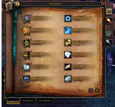 A the lower left corner of the screen you will find probably the most important and definitely the most often used part of the interface - 1. Game interface - World of Warcraft: Warlords of Draenor - Game Guide and Walkthrough