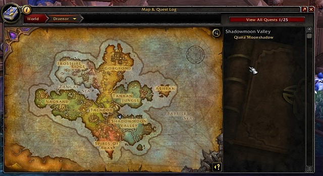 In the expansion you will be able to travel through all of the Draenor continent, which is divided into seven locations and one main city - the Ashran - 3. The World of Draenor - World of Warcraft: Warlords of Draenor - Game Guide and Walkthrough
