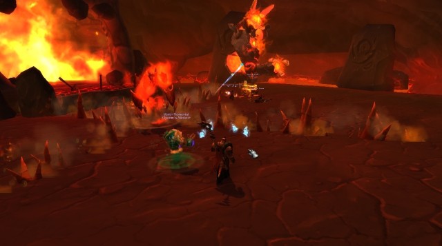 While fighting Magmolatus, watch out for the spikes from under the ground and firebolts. - Bloodmaul Slag Mines - Dungeons - World of Warcraft: Warlords of Draenor - Game Guide and Walkthrough