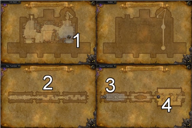 You start the dungeon at the handling station of the Iron Hordes railway, which is the transit knot for the supplies for all the units in the other parts of Draenor - Grimrail Depot - Dungeons - World of Warcraft: Warlords of Draenor - Game Guide and Walkthrough