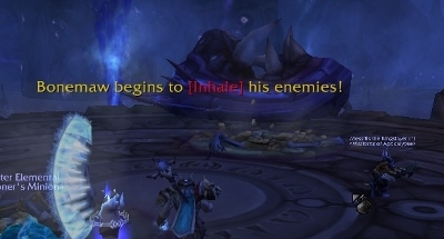 As soon as you spot Bonemaw starting the attack [Inhale] you need to react. - Shadowmoon Burial Grounds - Dungeons - World of Warcraft: Warlords of Draenor - Game Guide and Walkthrough