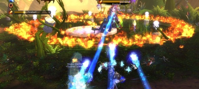 You simply can jump over the flames. - The Everbloom - Dungeons - World of Warcraft: Warlords of Draenor - Game Guide and Walkthrough