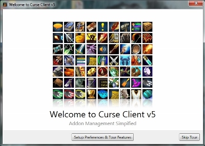 After you create the account, you log-in to the program automatically - Curse - Fieldcane Add-ons - World of Warcraft: Warlords of Draenor - Game Guide and Walkthrough