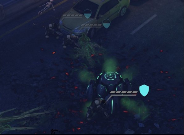 At the end of the round, all the soldiers are hidden behind terrain obstacles. - Tactics - How to play to win - XCOM: Enemy Unknown - Game Guide and Walkthrough