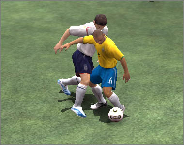 Pressing [D] will result in a conservative tackle - Defence and fouls - Movement - 2006 FIFA World Cup Germany - Game Guide and Walkthrough