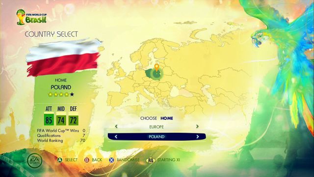 You begin this mode from choosing your nationality - Captain Your Country - Game Modes - 2014 FIFA World Cup Brazil - Game Guide and Walkthrough