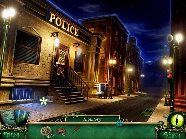 After a short cut scene, mayor rides to the Cliffs - City streets - Main storyline - 9 Clues: The Secret of Serpent Creek - Game Guide and Walkthrough