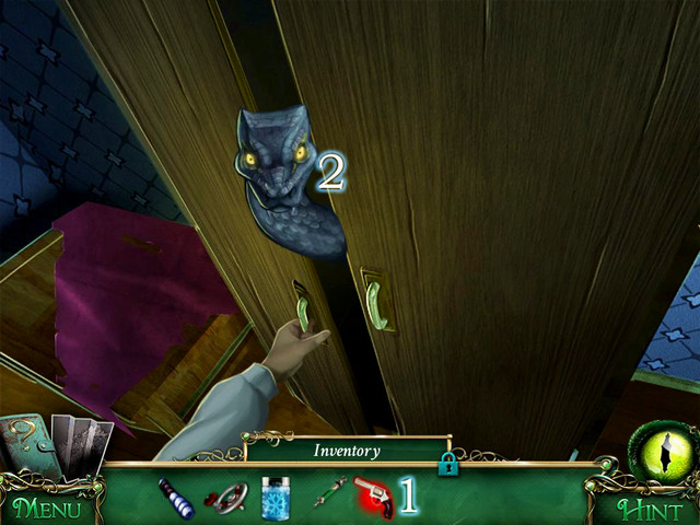 You find a wounded Owen on the corridor and he gives you Loaded revolver - Mansion - Main storyline - 9 Clues: The Secret of Serpent Creek - Game Guide and Walkthrough