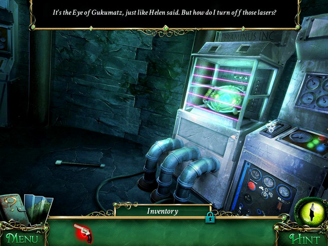 Lighthouse basement: on the machine on right, over the lever - Clues - Collectibles and puzzles - 9 Clues: The Secret of Serpent Creek - Game Guide and Walkthrough